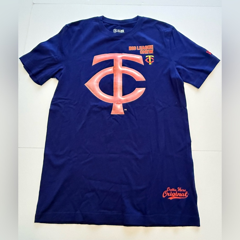 New Minnesota Twins New Era MLB x Big League Chew T-Shirt, Size M